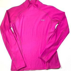 Reebok Women’s Pink Long Sleeve PlayDry Pullover
